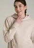 Wearever Fleece Relaxed Fit Women's Tall Hoodie in Shell sold by American Tall