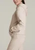 Wearever Fleece Relaxed Fit Women's Tall Hoodie in Shell sold by American Tall