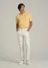 Men's Tall Classic Polo with Embroidered Logo in Lemon Drop sold by American Tall