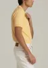 Men's Tall Classic Polo with Embroidered Logo in Lemon Drop sold by American Tall