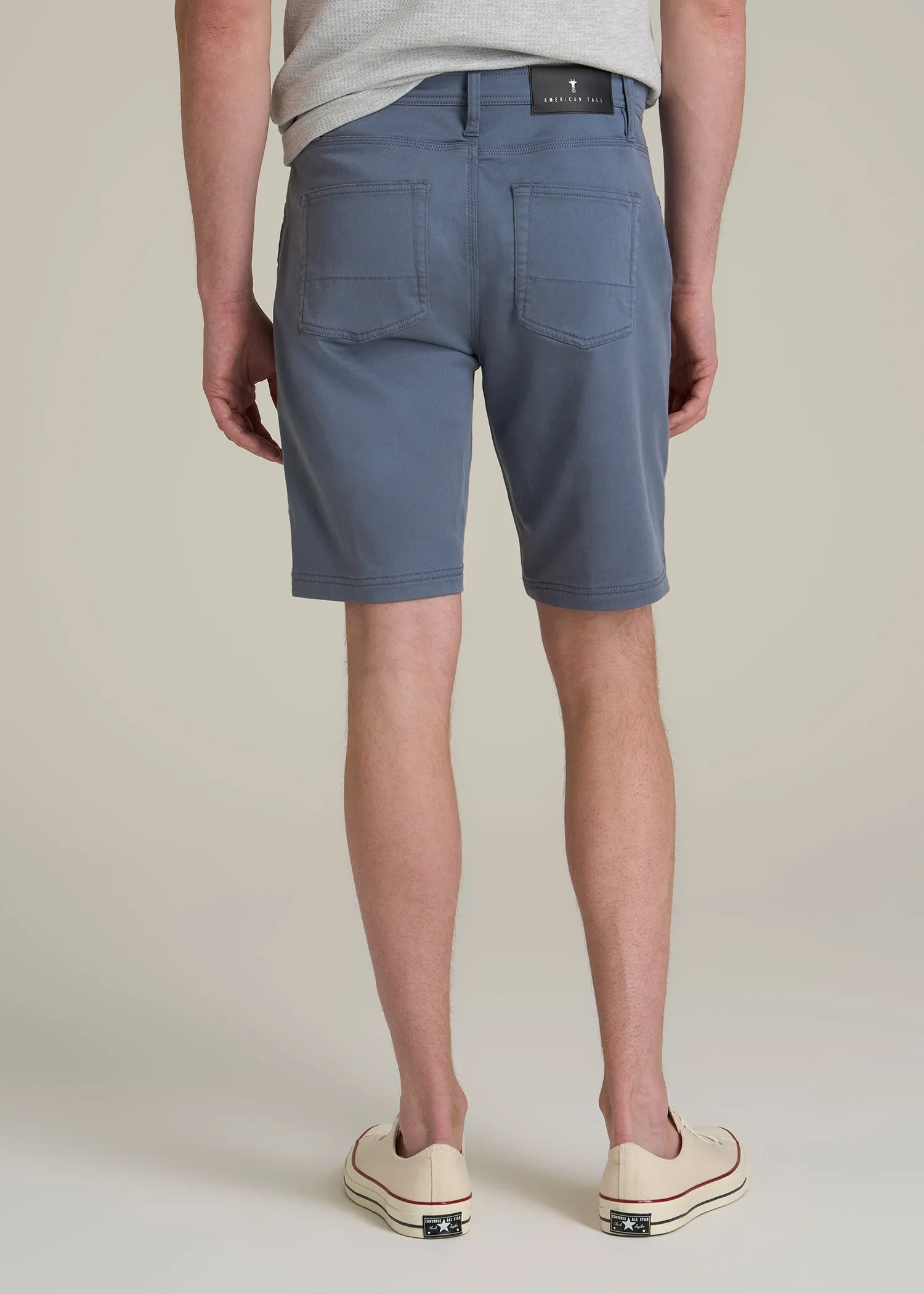 Everyday Comfort 5 Pocket Short for Tall Men in Blue Slate sold by American Tall product image thumbnail 5