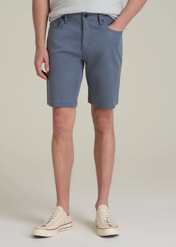 Everyday Comfort 5 Pocket Short for Tall Men in Blue Slate sold by American Tall