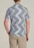 Golf Performance Tall Men's Polo Shirt in Navy Chevron sold by American Tall