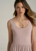 Jersey Tank Maxi Dress with Pockets for Tall Women in Desert Rose sold by American Tall