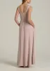 Jersey Tank Maxi Dress with Pockets for Tall Women in Desert Rose sold by American Tall