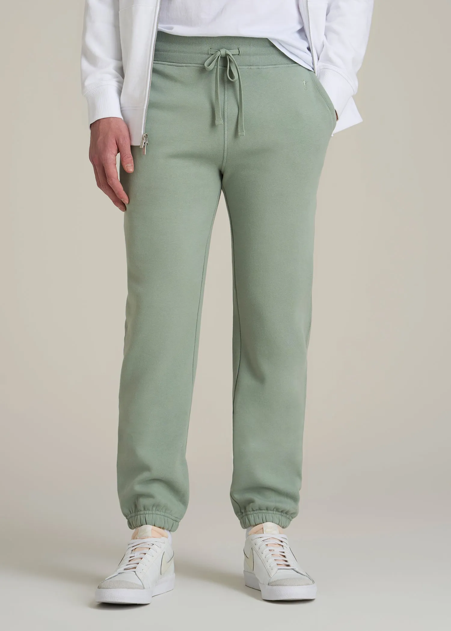 Wearever 2.0 Fleece Sweatpants for Tall Men in Seagrass sold by American Tall
