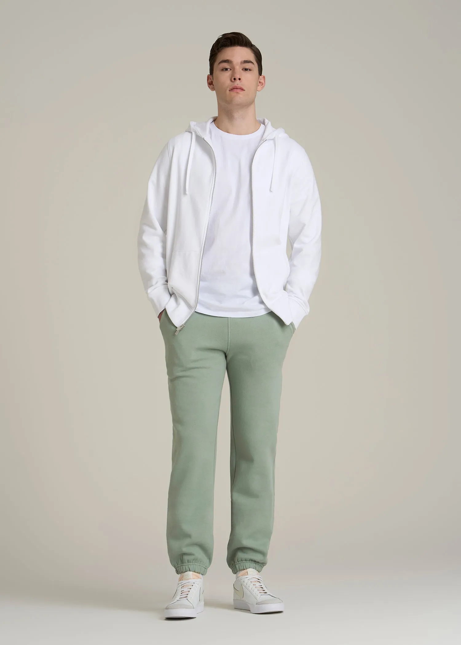 Wearever 2.0 Fleece Sweatpants for Tall Men in Seagrass sold by American Tall product image thumbnail 4