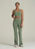 Balance Tall Women's Flare Yoga Pants in Dark Seagrass sold by American Tall