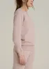Wearever French Terry Women's Tall Crewneck Sweatshirt in Desert Rose sold by American Tall