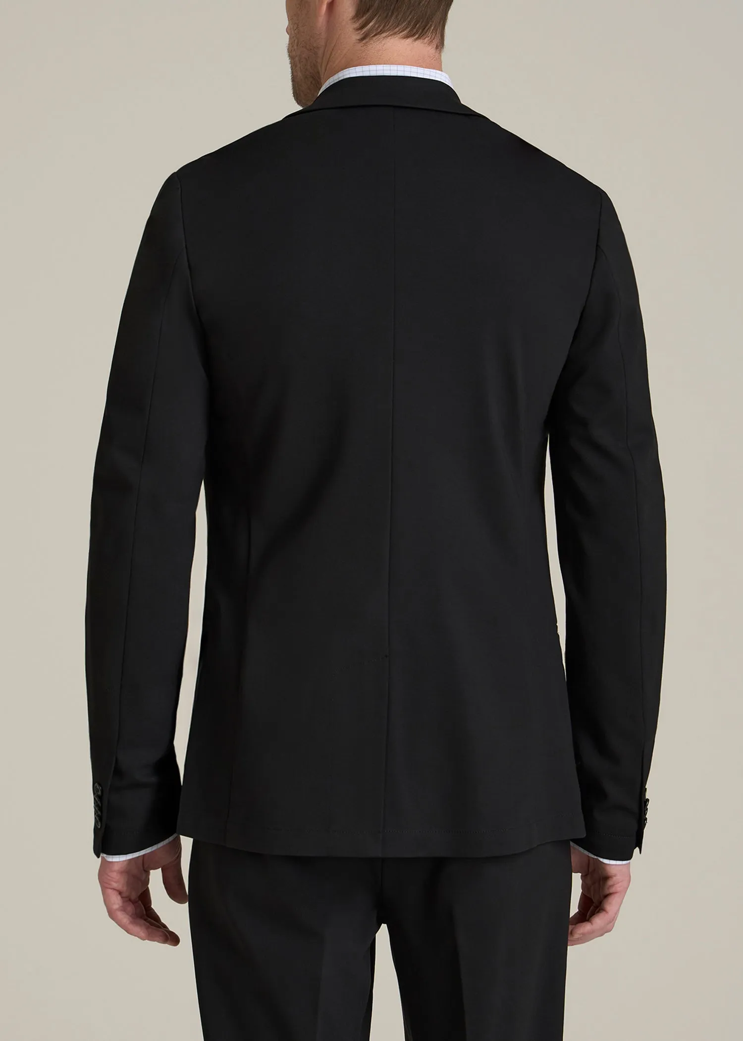 Flex Tech Suit Jacket for Tall Men in Black sold by American Tall product image thumbnail 5