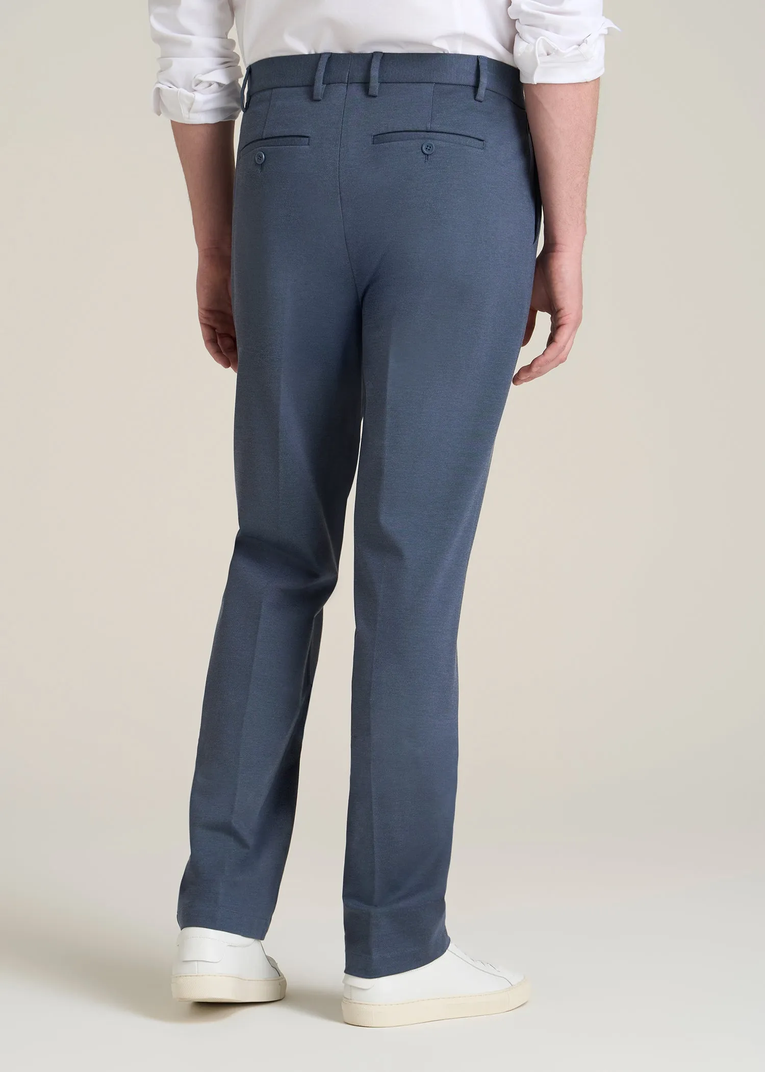 Flex Tech Suit Pants for Tall Men in Medium Blue Nailhead sold by American Tall product image thumbnail 5