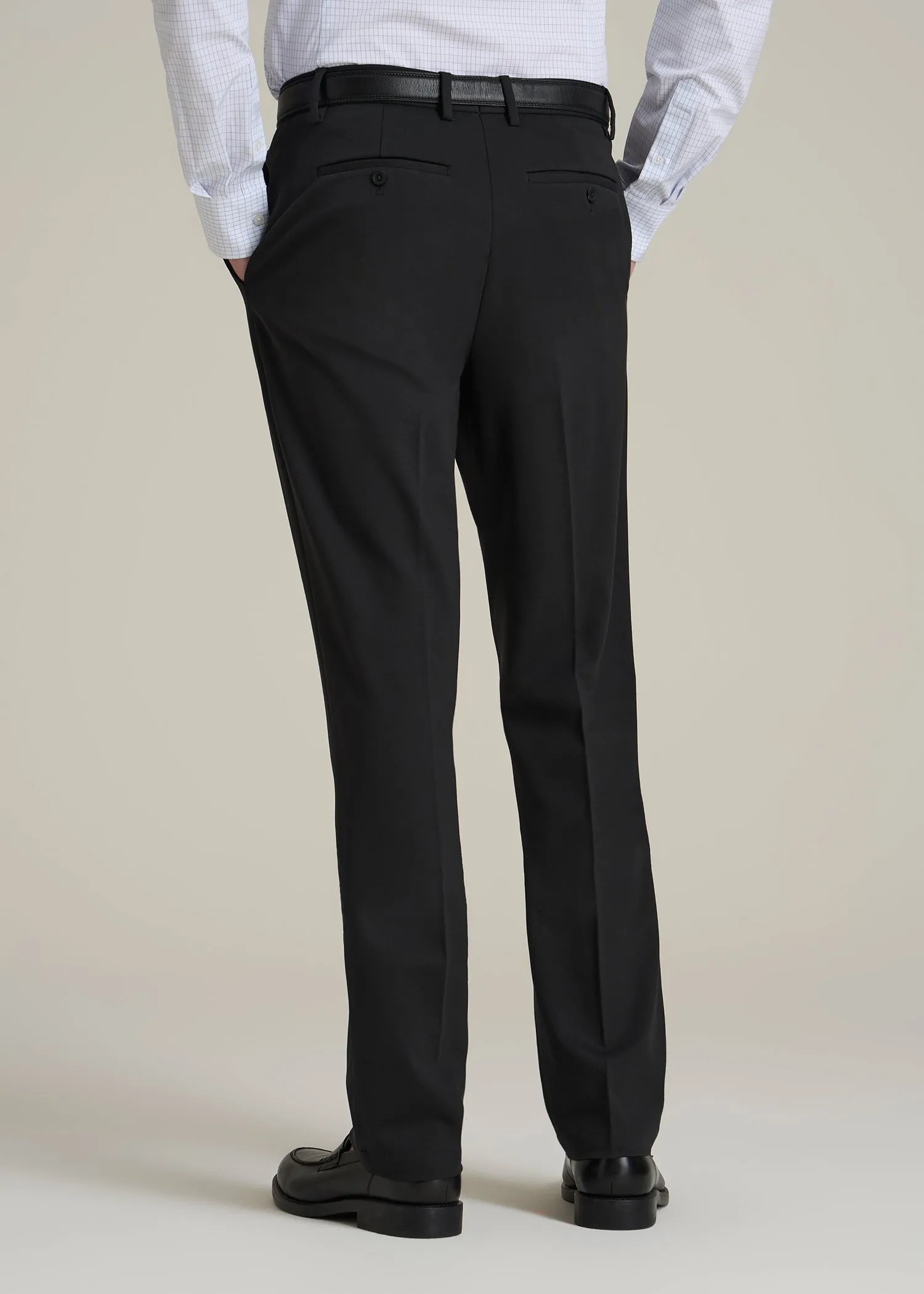 Flex Tech Suit Pants for Tall Men in Black sold by American Tall product image thumbnail 5