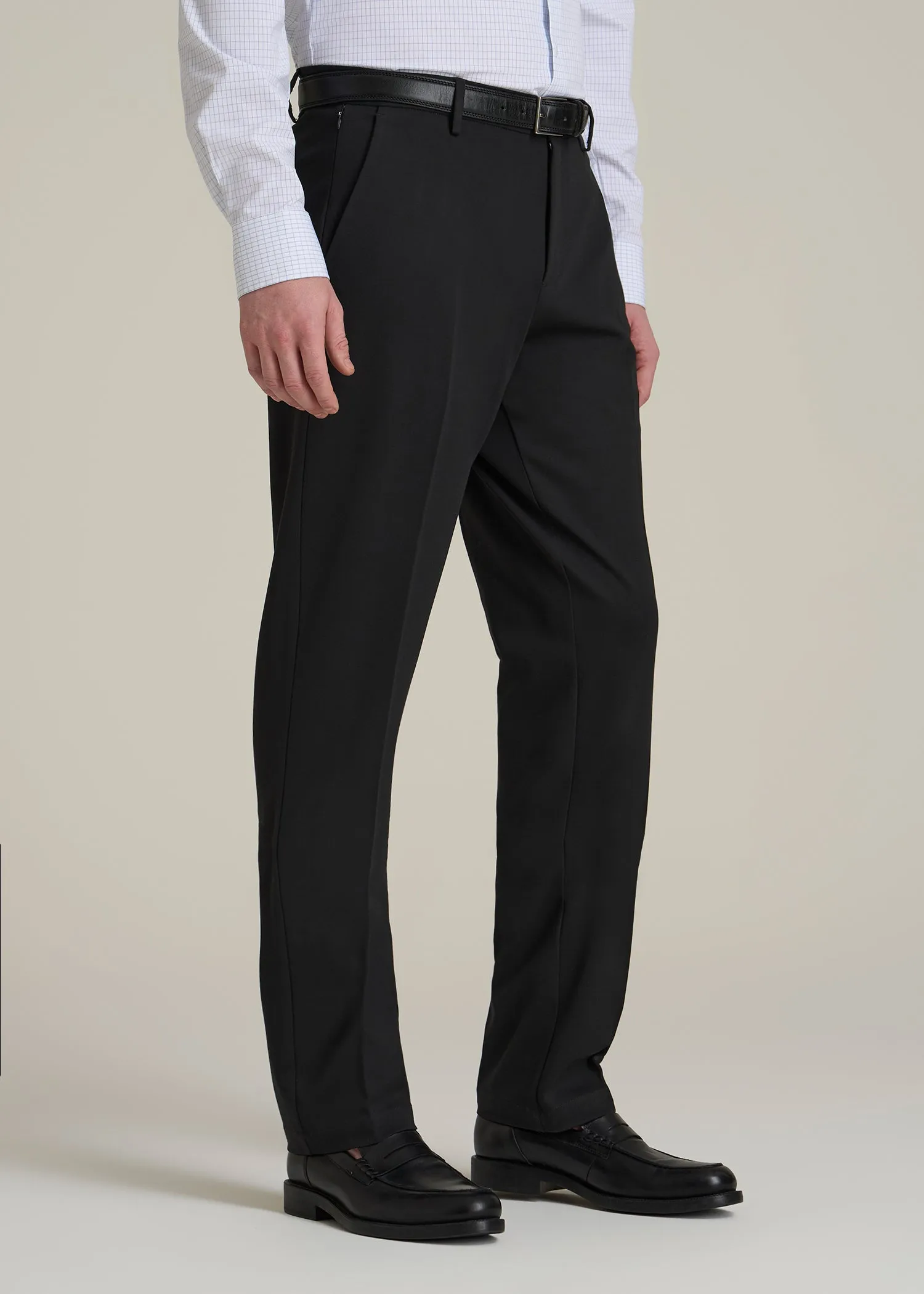 Flex Tech Suit Pants for Tall Men in Black sold by American Tall product image thumbnail 3