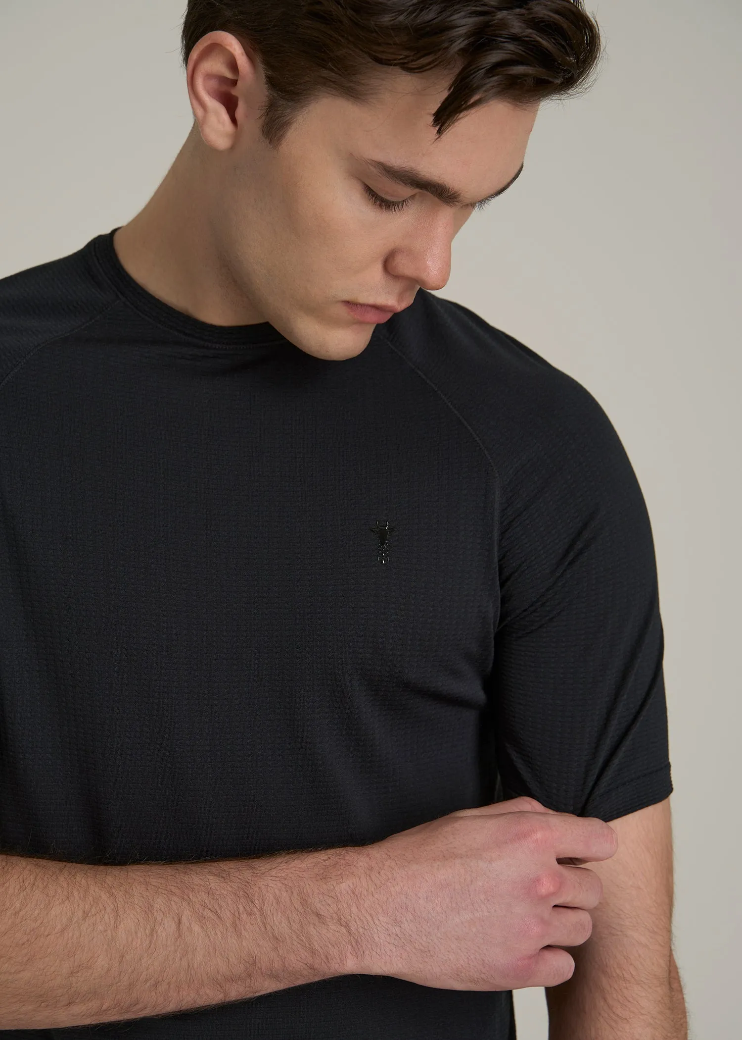 Vented Training Top for Tall Men in Black sold by American Tall product image thumbnail 2
