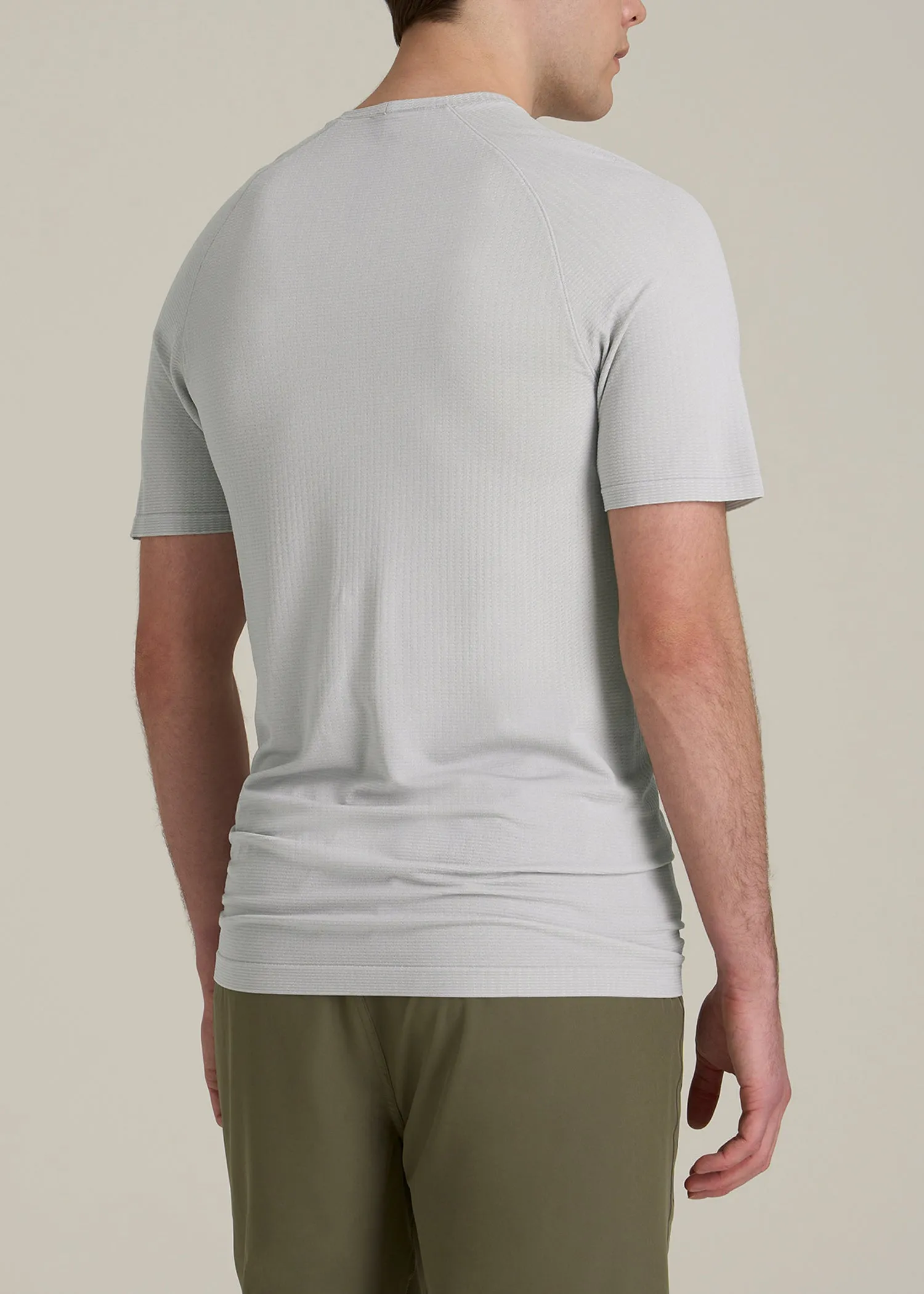 Vented Training Top for Tall Men in Silver Drop sold by American Tall product image thumbnail 5