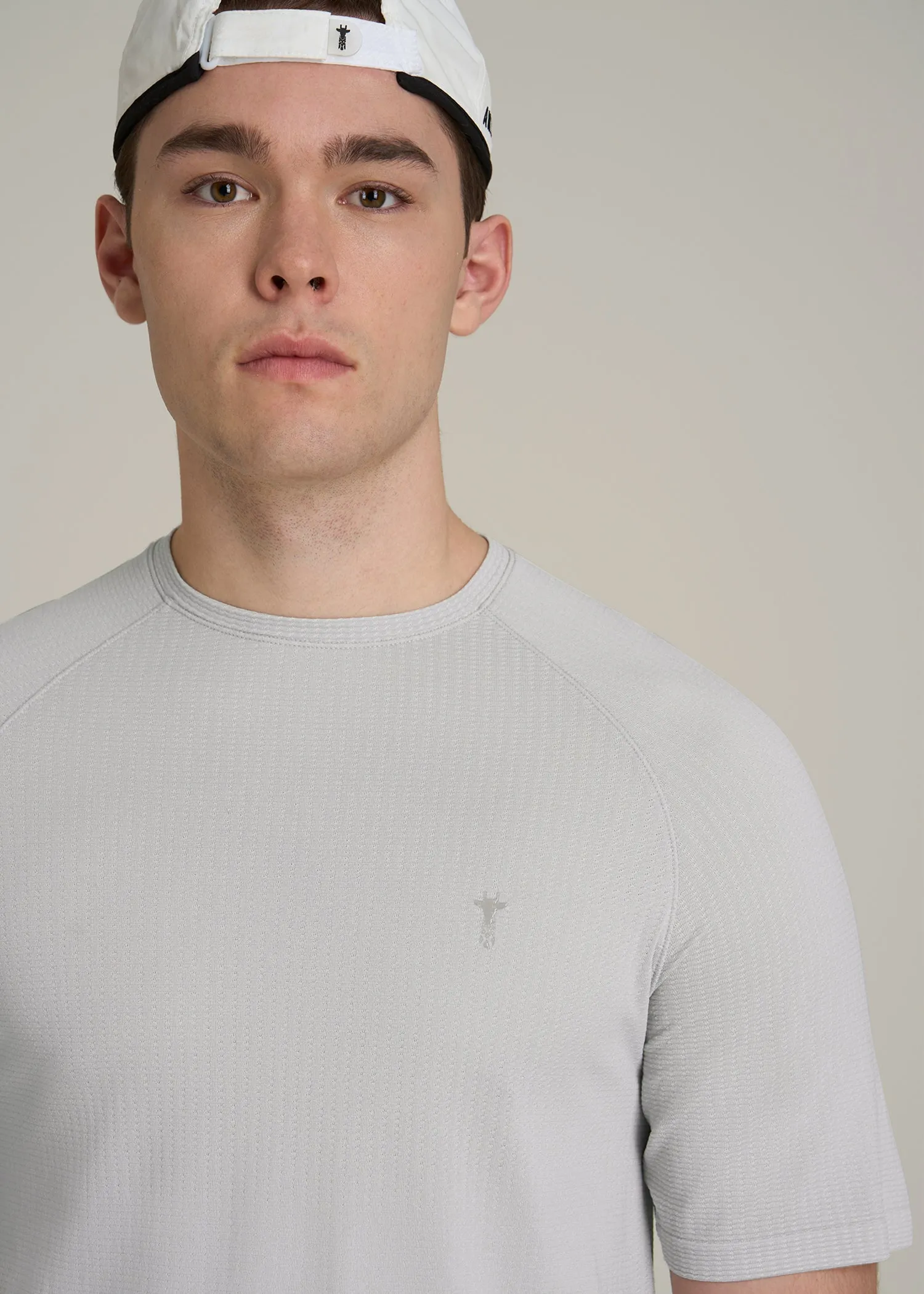 Vented Training Top for Tall Men in Silver Drop sold by American Tall product image thumbnail 2