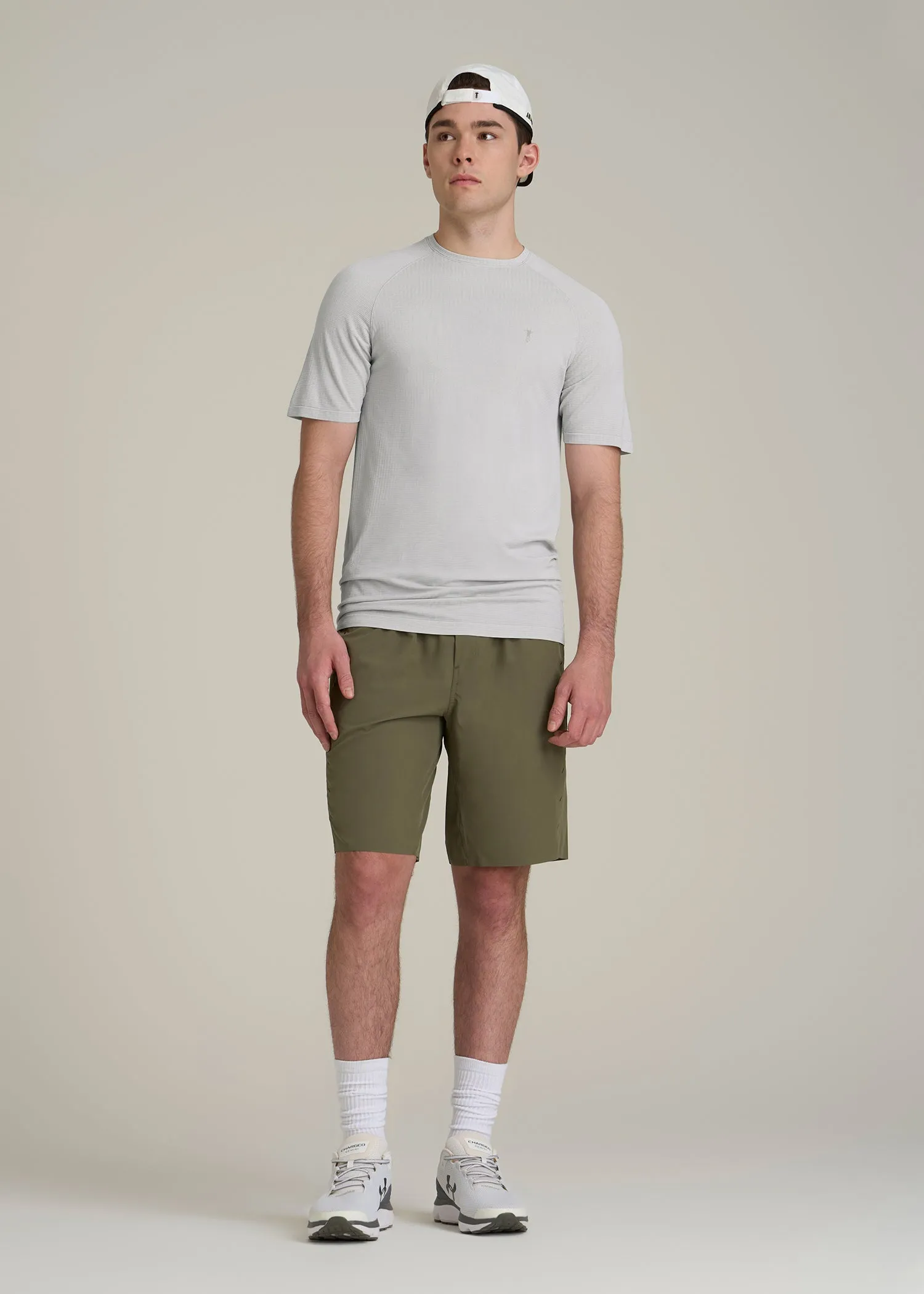 Vented Training Top for Tall Men in Silver Drop sold by American Tall product image thumbnail 4