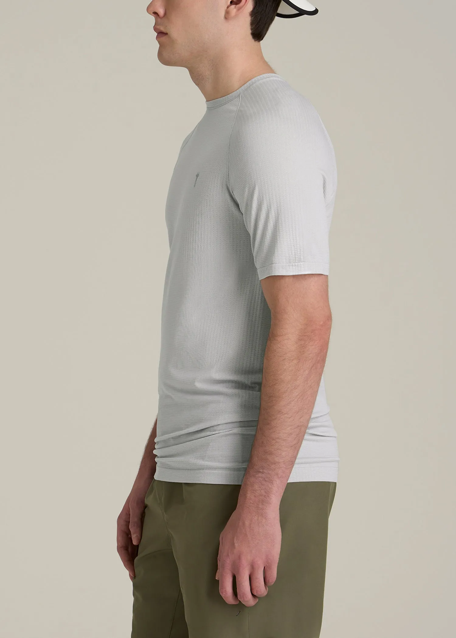 Vented Training Top for Tall Men in Silver Drop sold by American Tall product image thumbnail 3