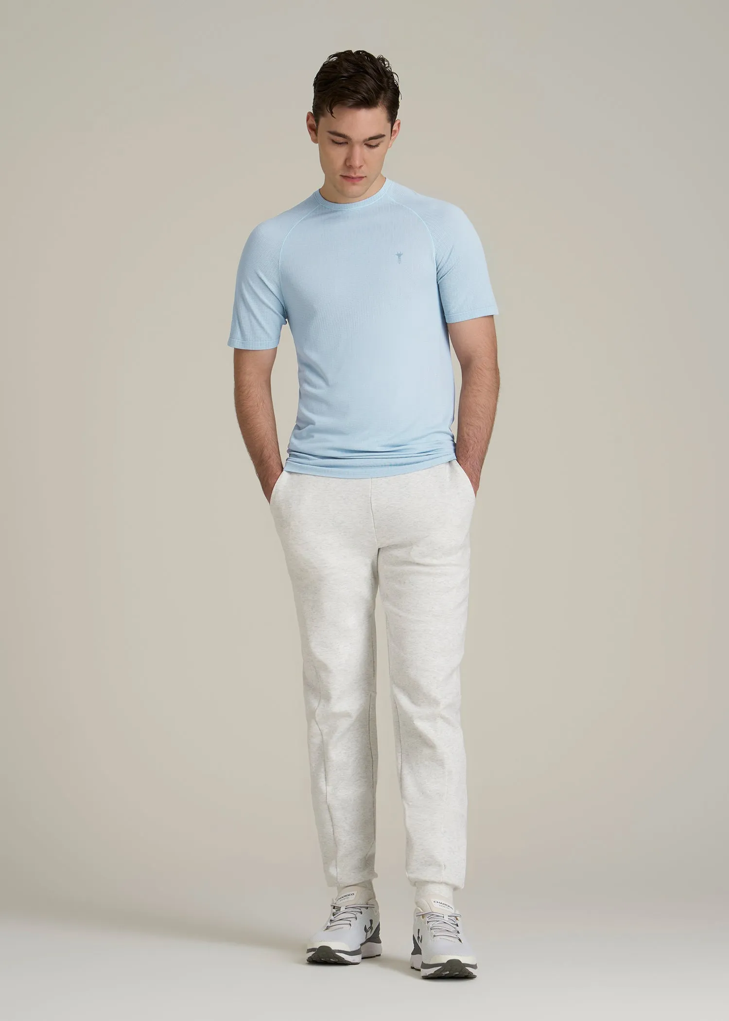 Vented Training Top for Tall Men in Ice Blue sold by American Tall product image thumbnail 4