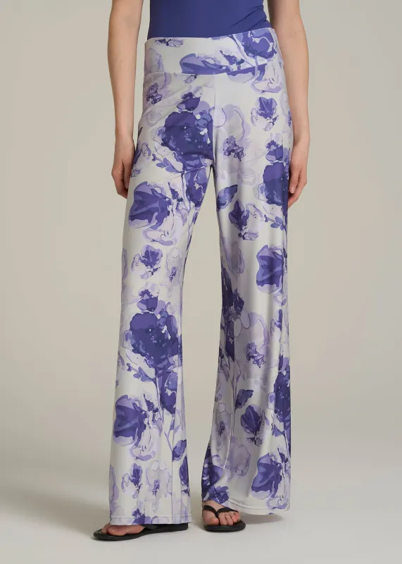 Pull On Breezy Wide Leg Pants for Tall Women in Petal Wash sold by American Tall