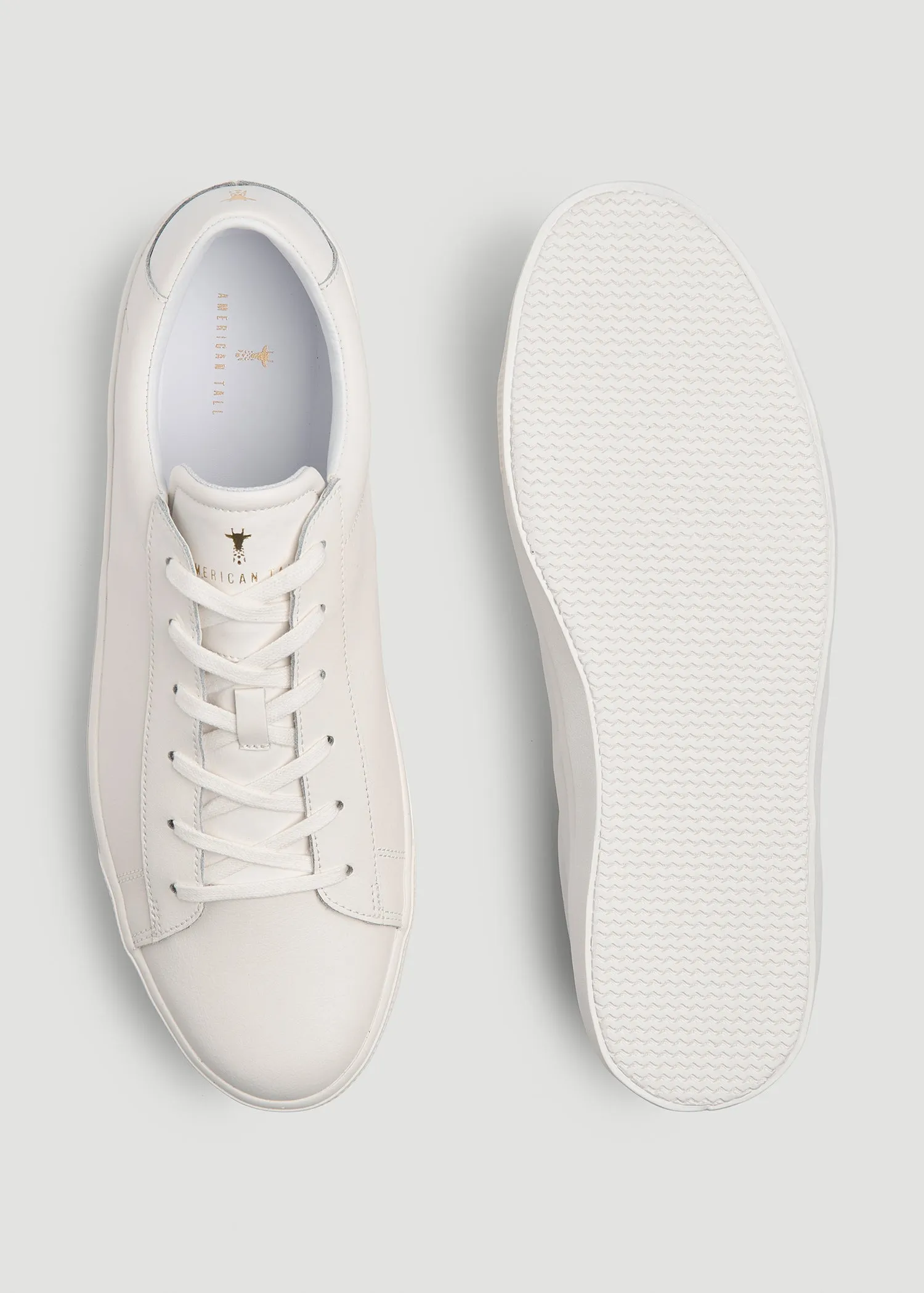 Tennis Sneaker for Tall Men in White sold by American Tall product image thumbnail 4