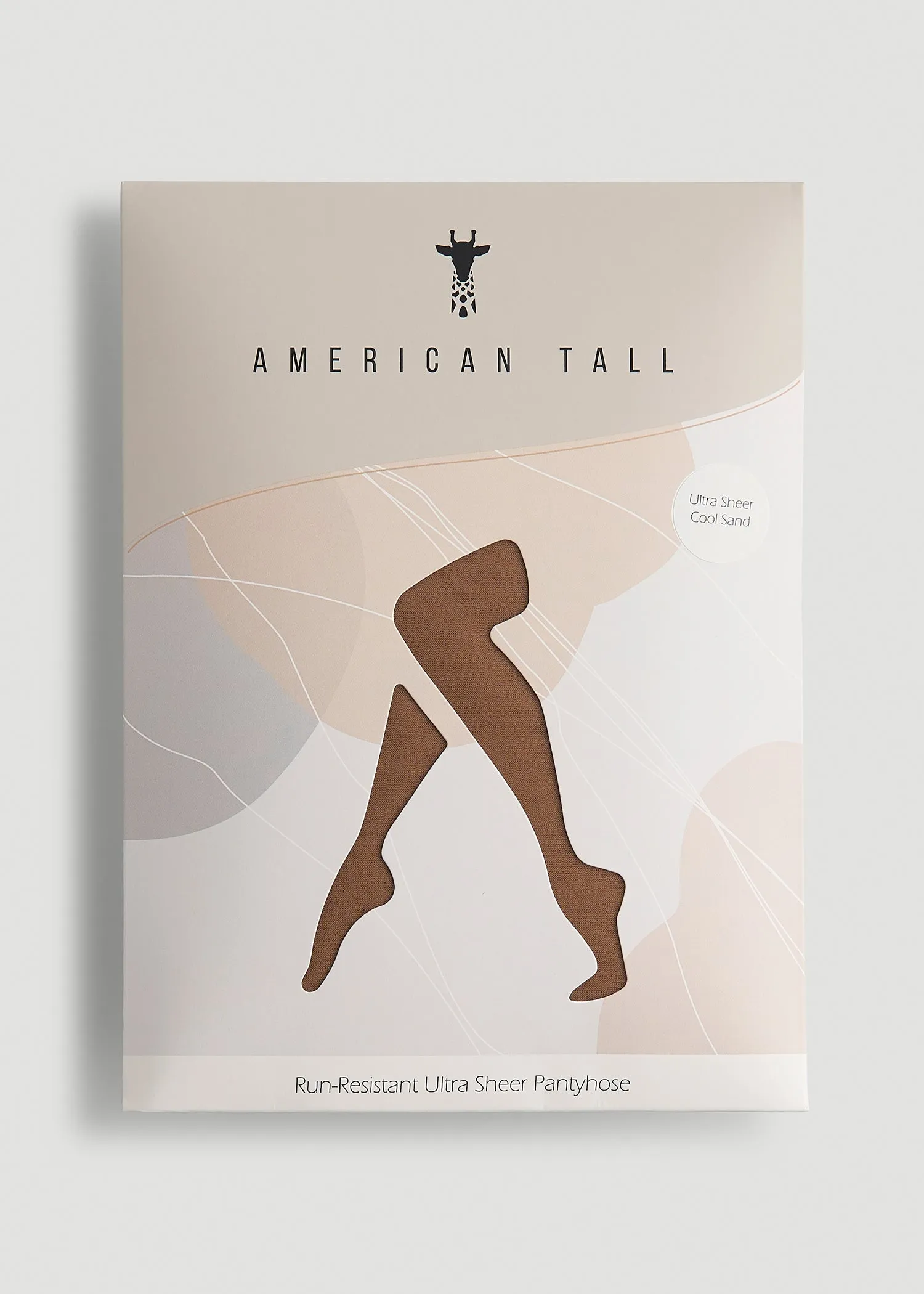 Ultra Sheer Pantyhose for Tall Women in Cool Sand sold by American Tall product image thumbnail 5