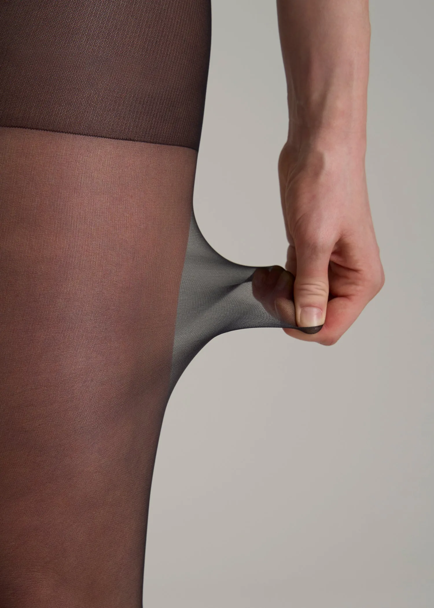 Ultra Sheer Pantyhose for Tall Women in Black sold by American Tall product image thumbnail 2