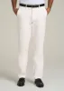 4 Way Stretch Commuter TAPERED Chino Pants for Tall Men in White Alyssum sold by American Tall