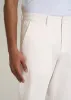4 Way Stretch Commuter TAPERED Chino Pants for Tall Men in White Alyssum sold by American Tall