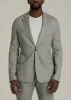 Stretch Linen Blazer for Tall Men in Climbing Ivy Linen sold by American Tall