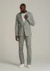 Stretch Linen Blazer for Tall Men in Climbing Ivy Linen sold by American Tall