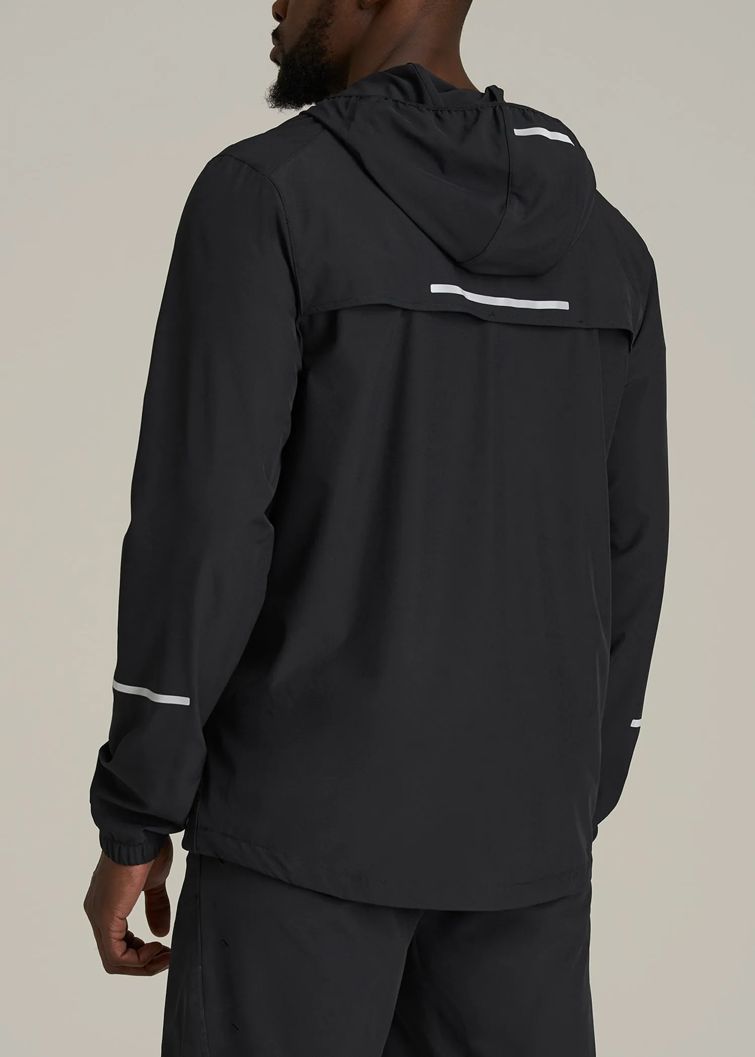 Featherweight Packable Anorak for Tall Men in Black sold by American Tall product image thumbnail 5
