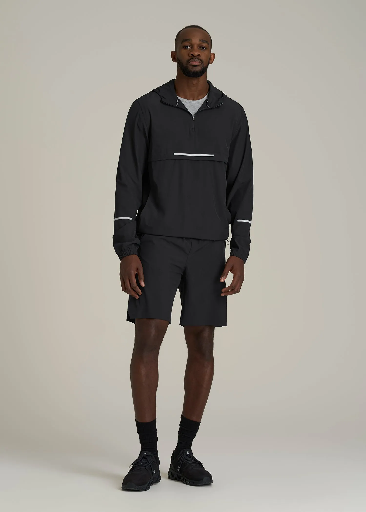 Featherweight Packable Anorak for Tall Men in Black sold by American Tall product image thumbnail 4