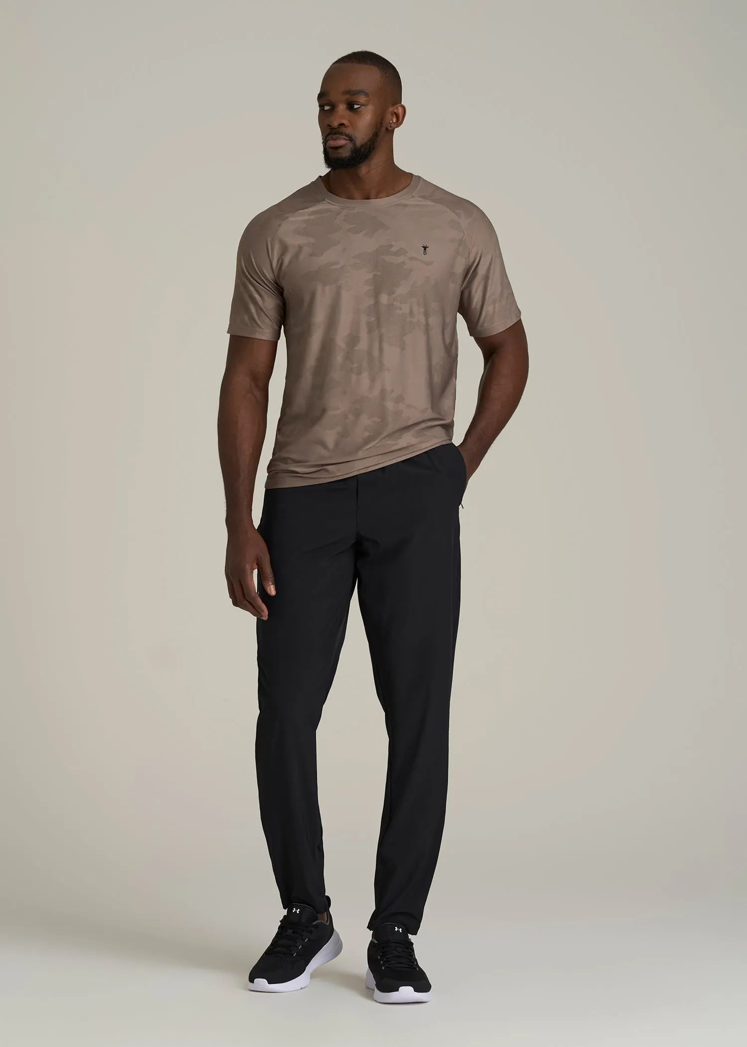 Featherweight Running Pants for Tall Men in Black sold by American Tall product image thumbnail 4