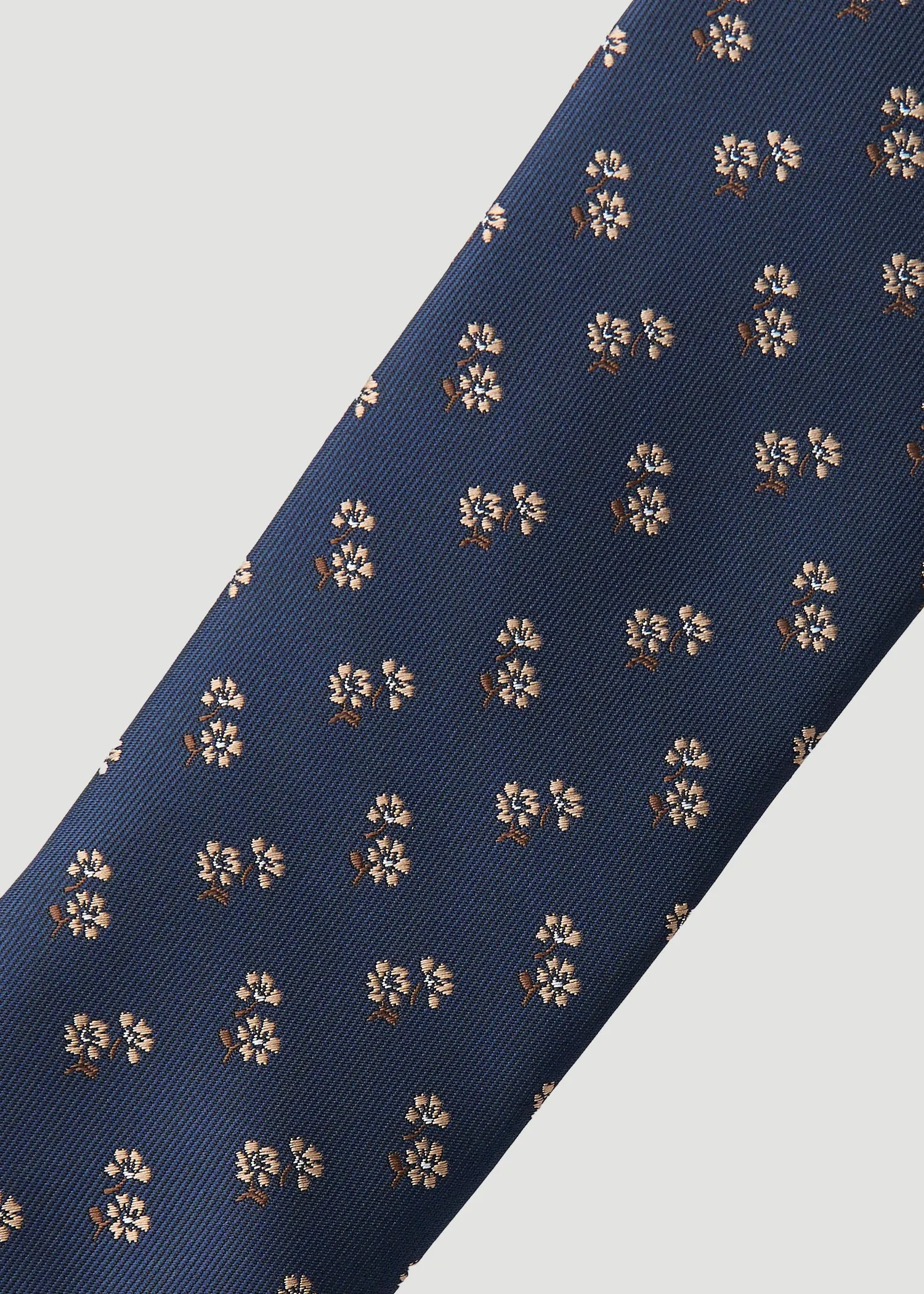 Dress Ties for Tall Men in Navy Micro Floral sold by American Tall product image thumbnail 2