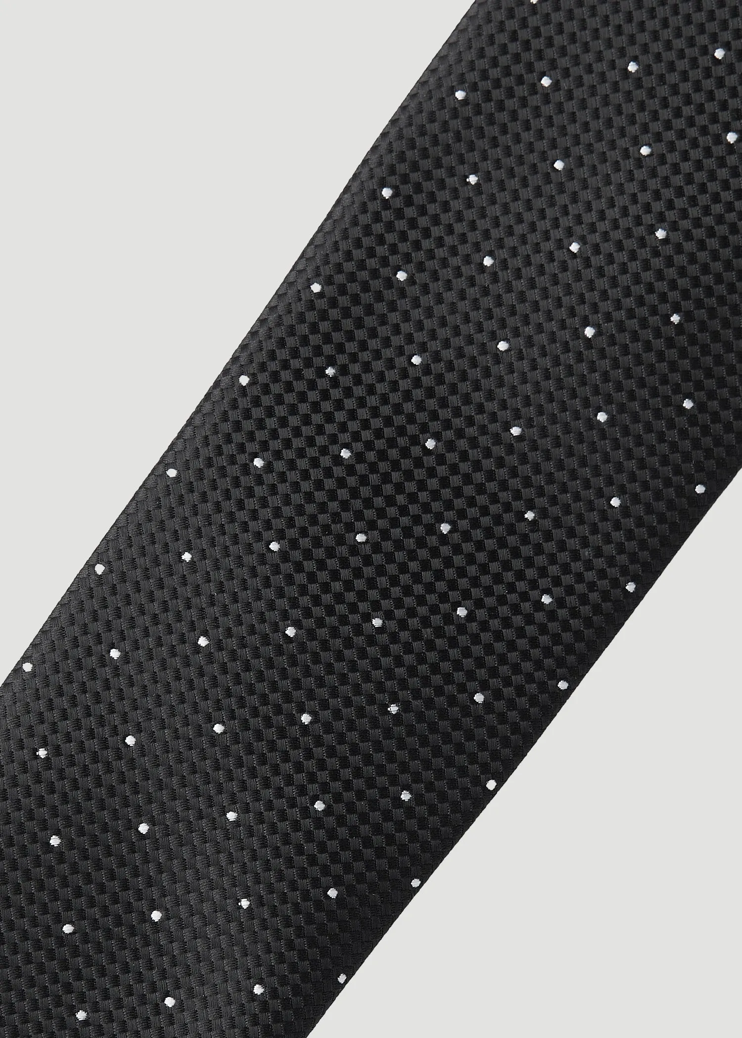 Dress Ties for Tall Men in Black Dot sold by American Tall product image thumbnail 2