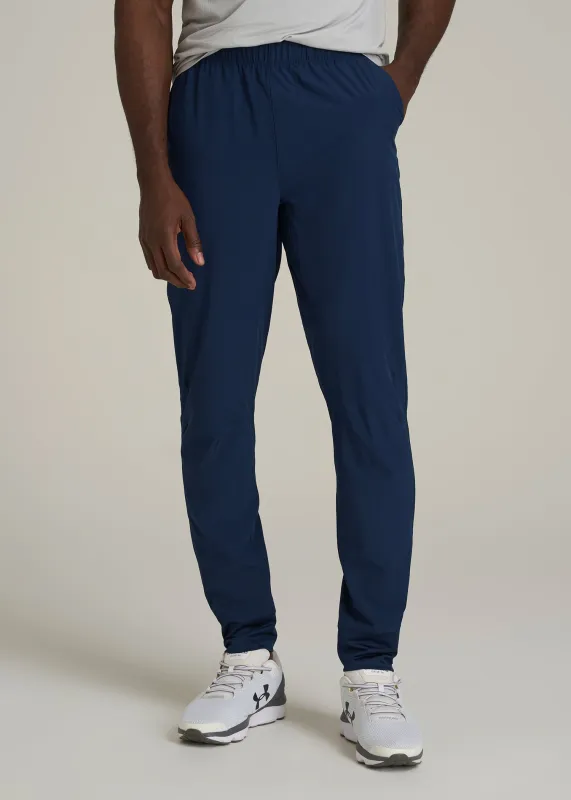 Featherweight Perforated Training Jogger for Tall Men in Regal Blue sold by American Tall