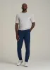Featherweight Perforated Training Jogger for Tall Men in Regal Blue sold by American Tall