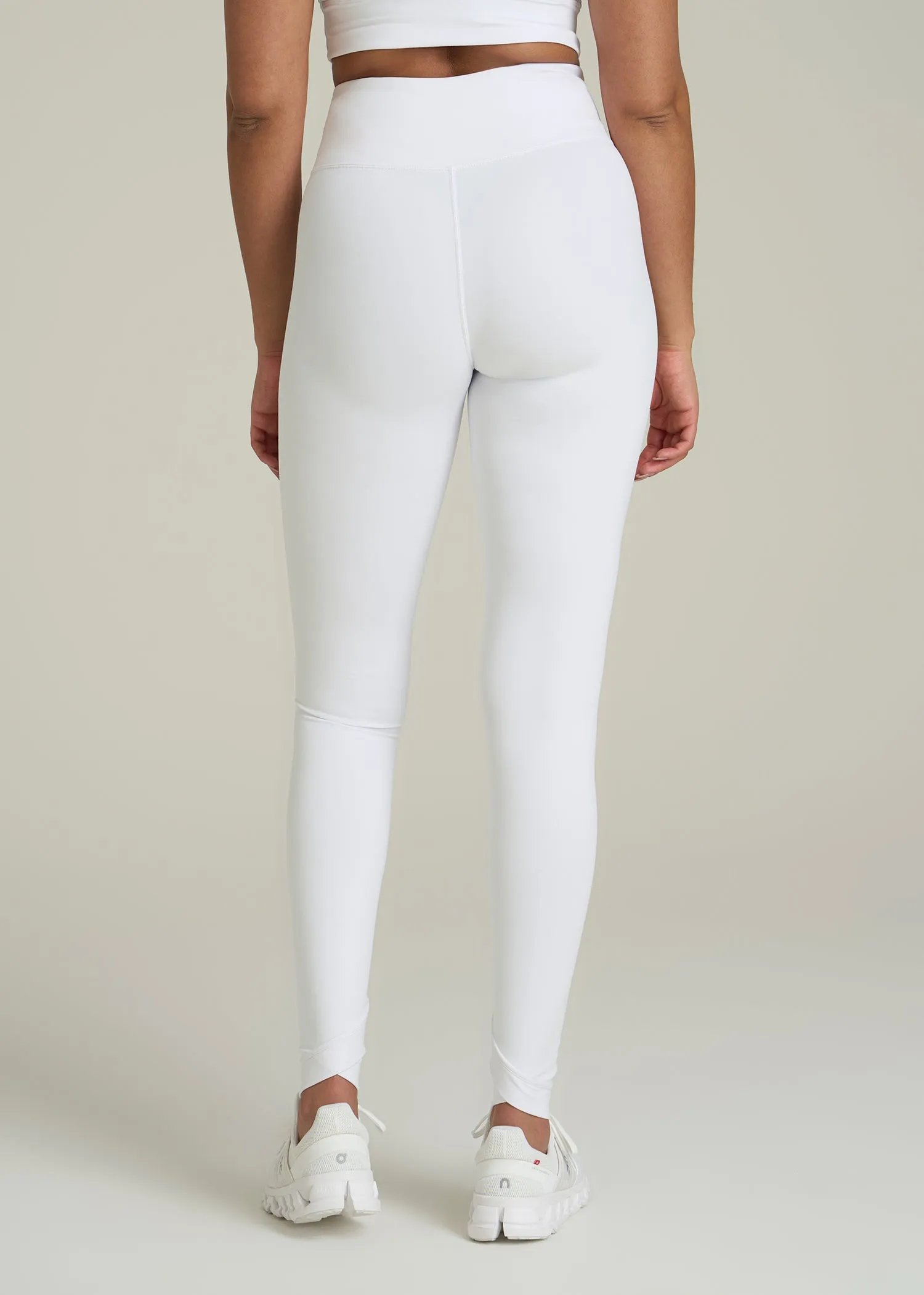 Balance Cross Over Leggings for Tall Women in White sold by American Tall product image thumbnail 5