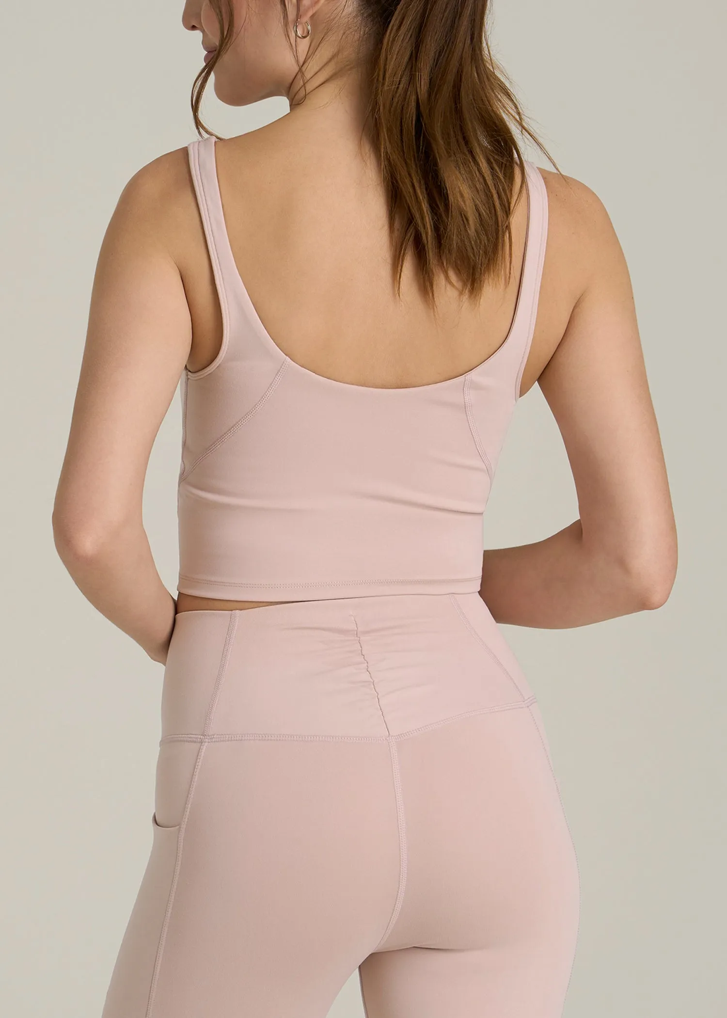 Balance Tank Top for Tall Women in Desert Rose sold by American Tall product image thumbnail 5