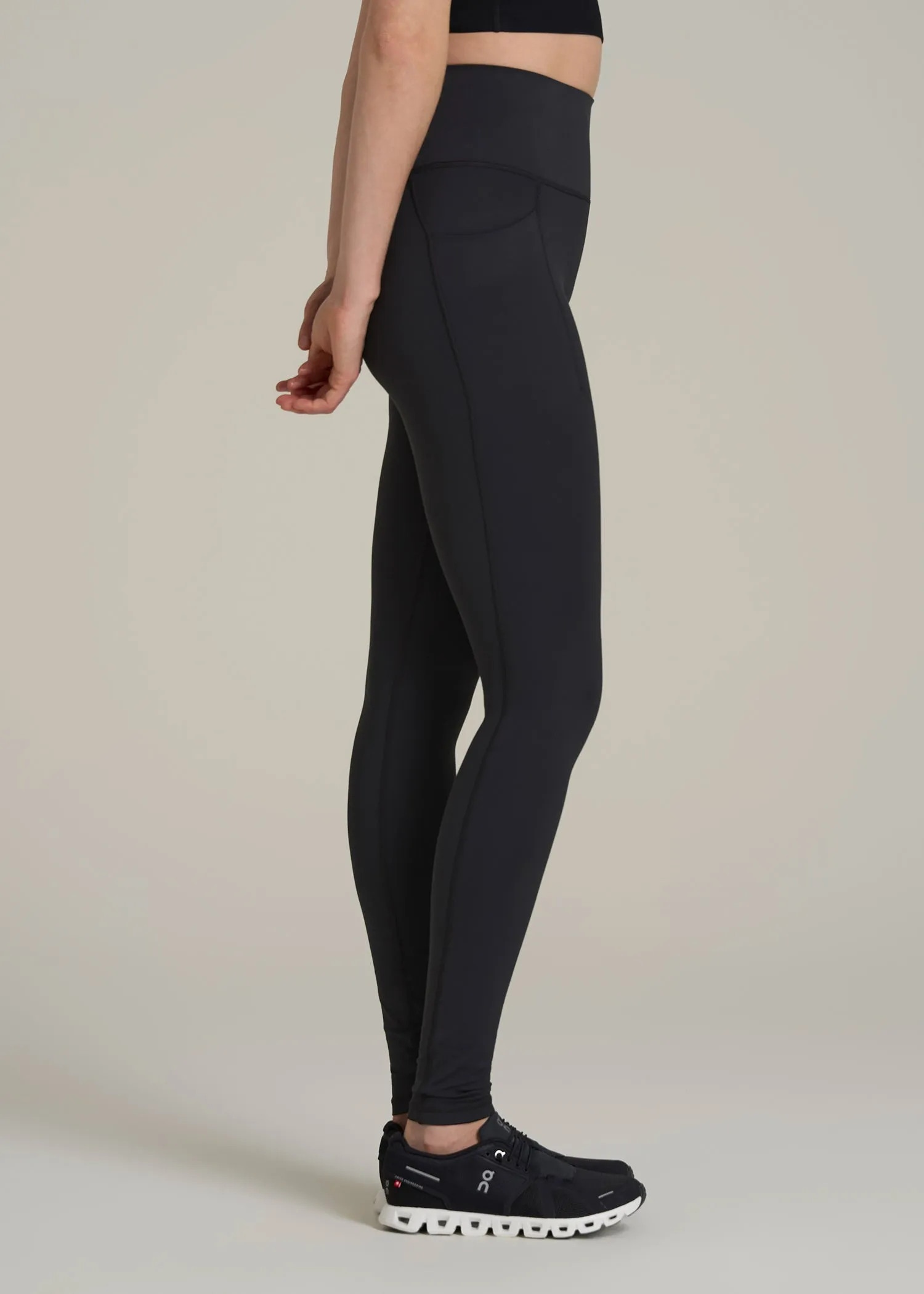 Balance Cinched Back Pocket Legging for Tall Women in Black sold by American Tall product image thumbnail 3