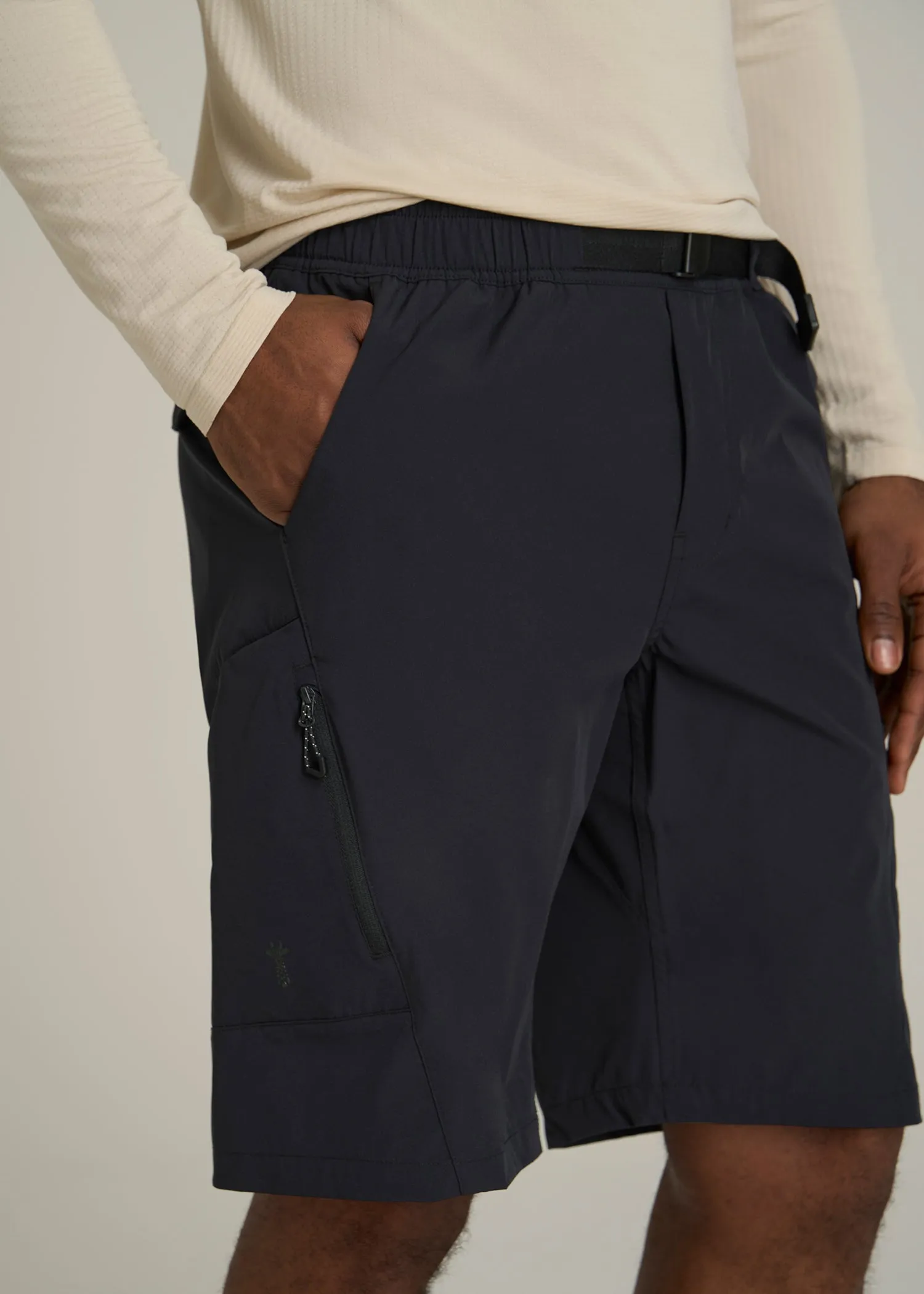 10 Pocket Hiking Short for Tall Men in Black sold by American Tall product image thumbnail 2