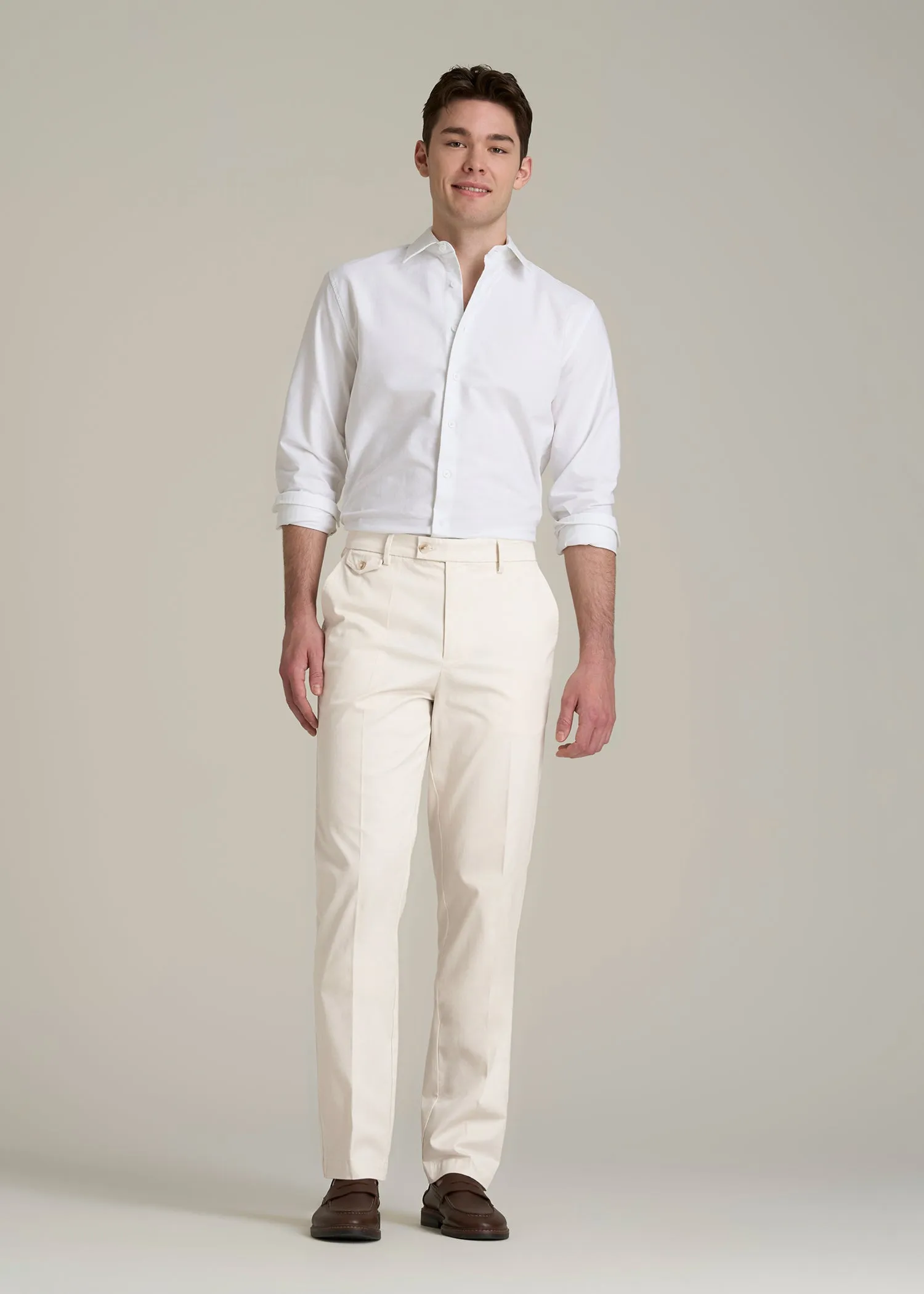 Refined Chinos for Tall Men in Antique White sold by American Tall product image thumbnail 4