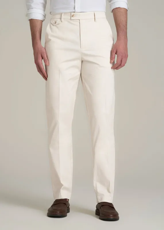 Refined Chinos for Tall Men in Antique White sold by American Tall
