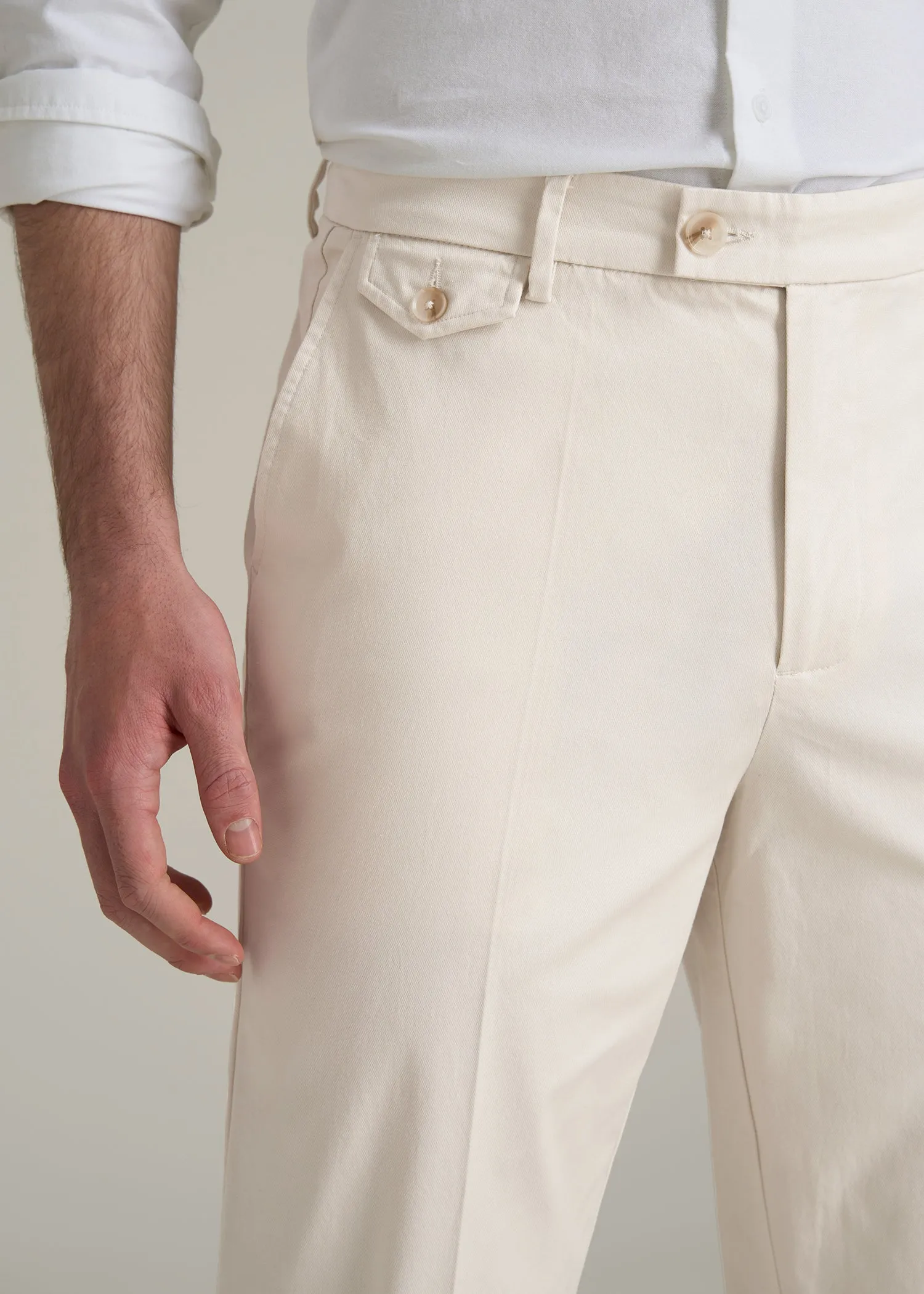 Refined Chinos for Tall Men in Antique White sold by American Tall product image thumbnail 2