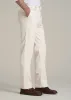 Refined Chinos for Tall Men in Antique White sold by American Tall