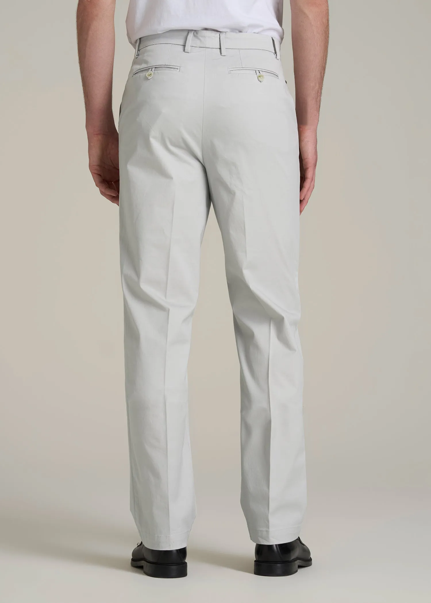 Refined Chinos for Tall Men in Grey Sand sold by American Tall product image thumbnail 5