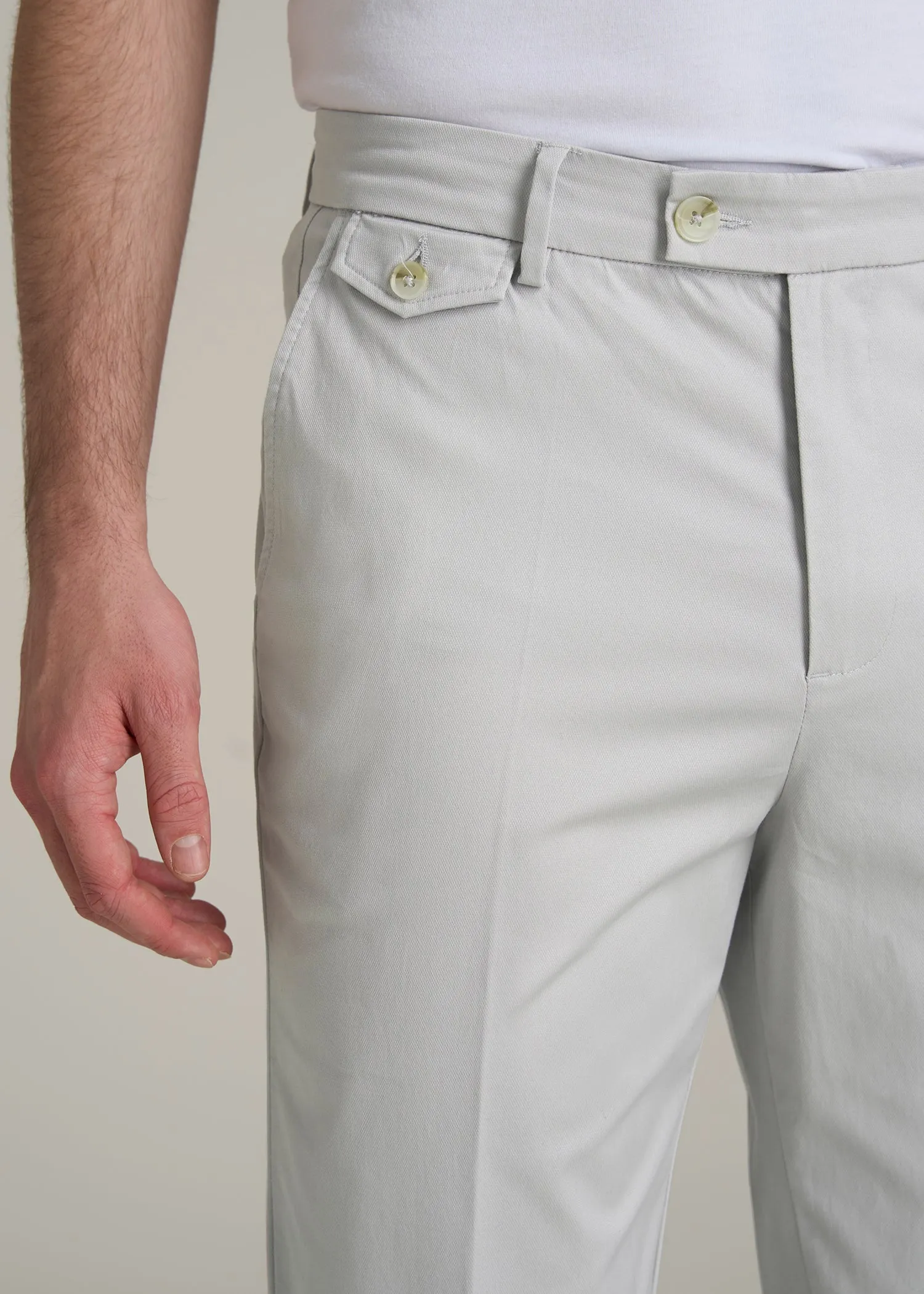 Refined Chinos for Tall Men in Grey Sand sold by American Tall product image thumbnail 2