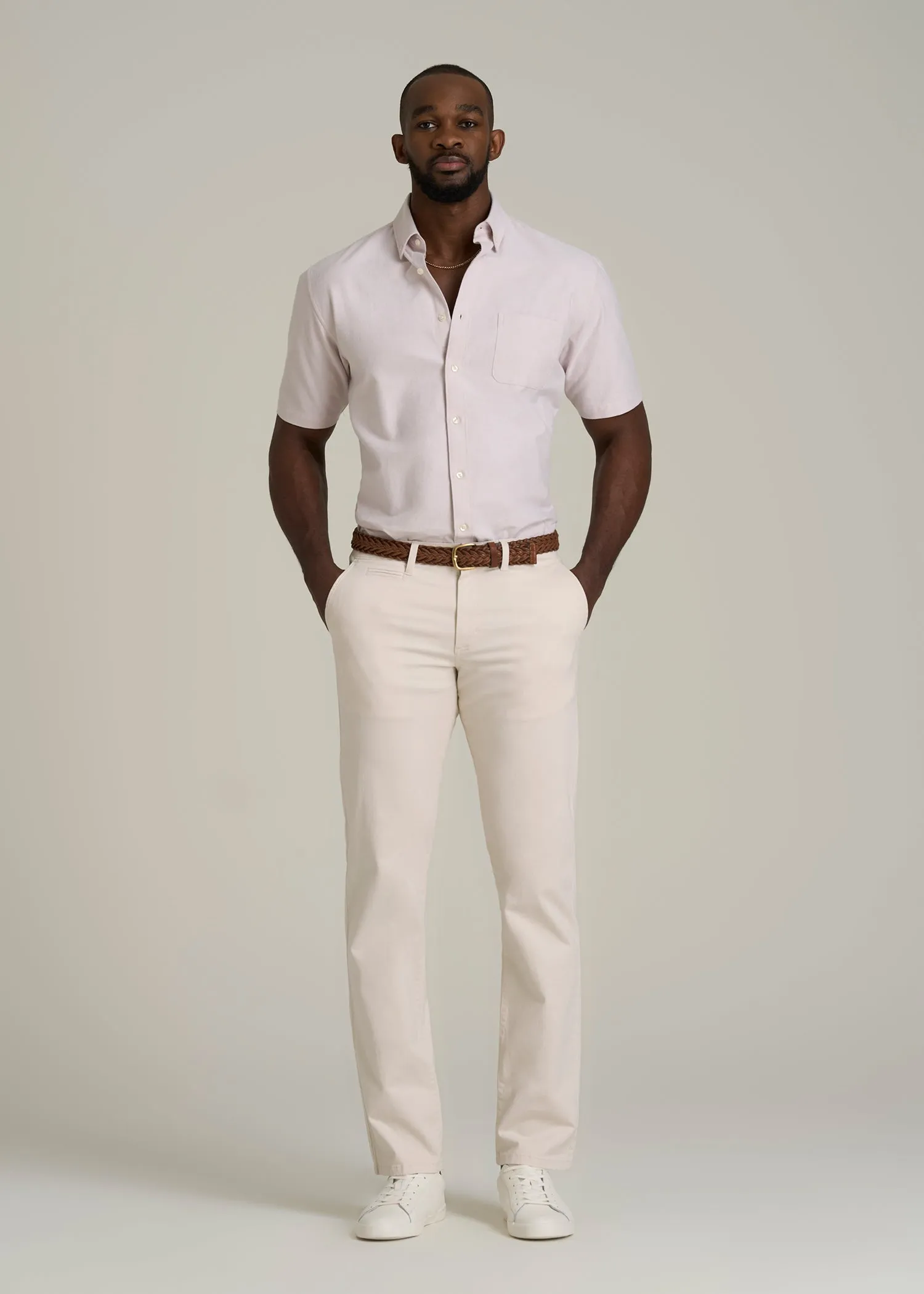 J1 STRAIGHT Leg Chinos for Tall Men in Chalk sold by American Tall product image thumbnail 4