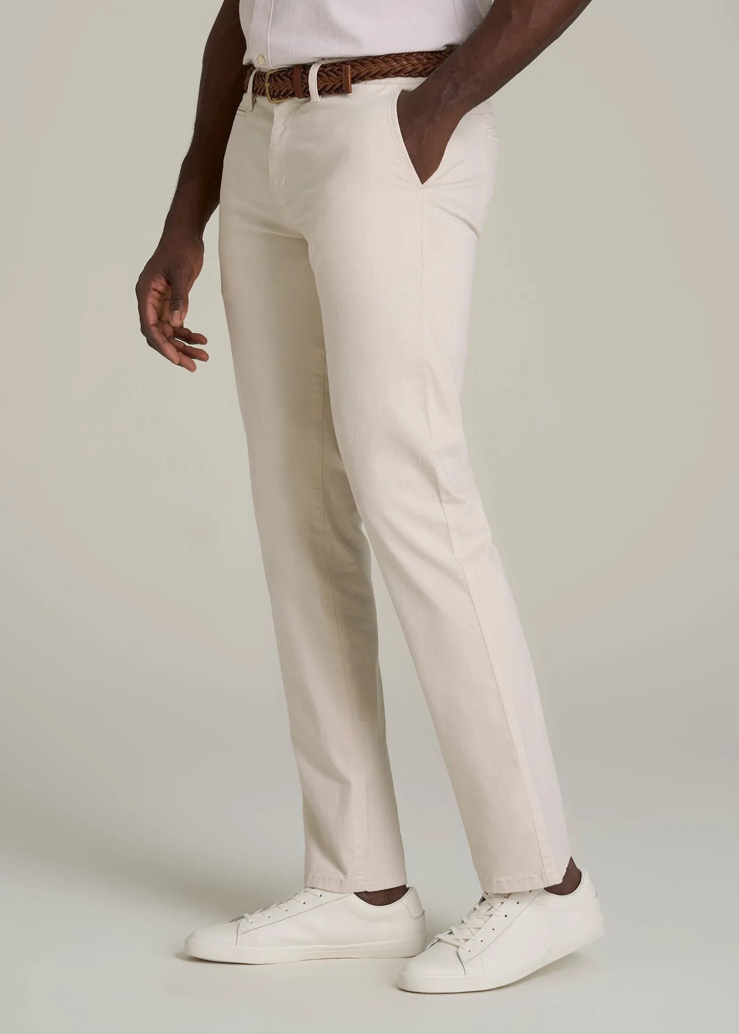 J1 STRAIGHT Leg Chinos for Tall Men in Chalk sold by American Tall product image thumbnail 3